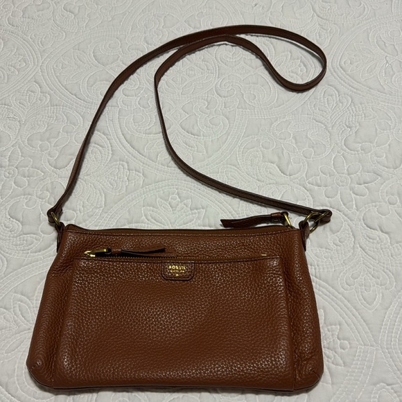 Fossil Womens Crossbody Leather Bag - Picture 2 of 13